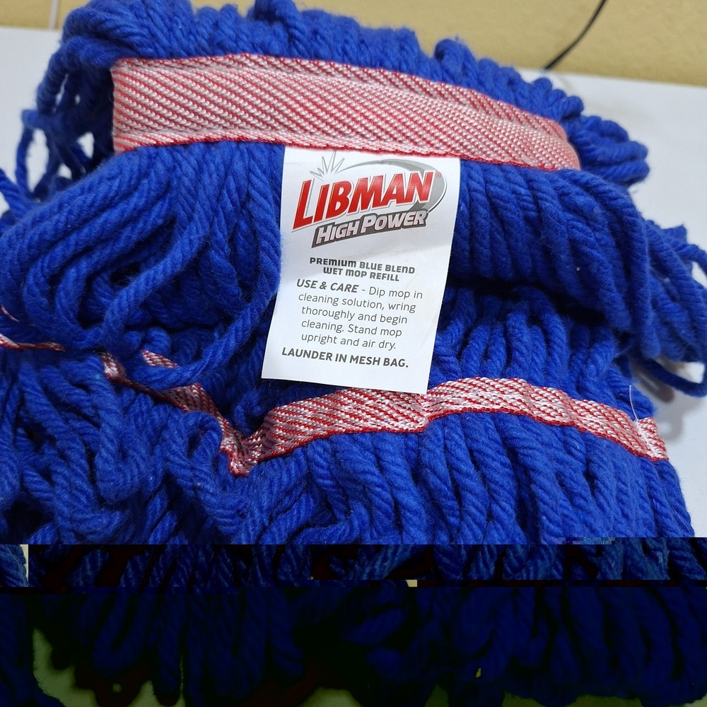 Libman High Power Premium Blue Blend Wet Mop‎ Refill Replacement Head New - Picture 2 of 4